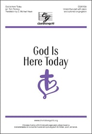 God Is Here Today Unison/Two-Part choral sheet music cover Thumbnail